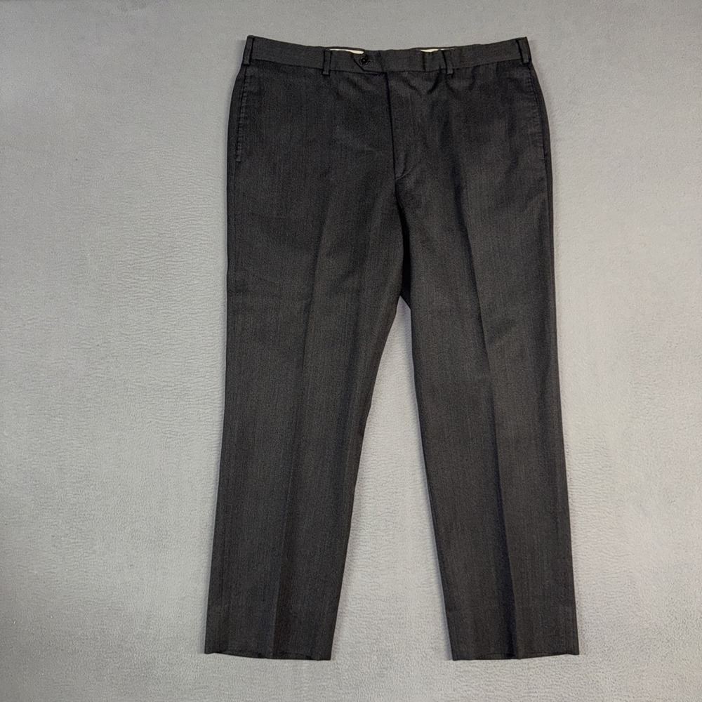 Brooks Brothers Pants Mens 40x30 (Fits 38x30) Gray 346 Fitzgerald Fit Wool Dress